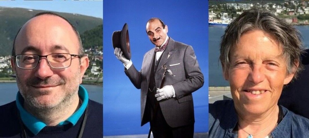 Michele Cascella and Odile Eisenstein (inset) were inspired by Agatha Christie's Michele Cascella and Odile Eisenstein (inset) were inspired by Agatha Christie's