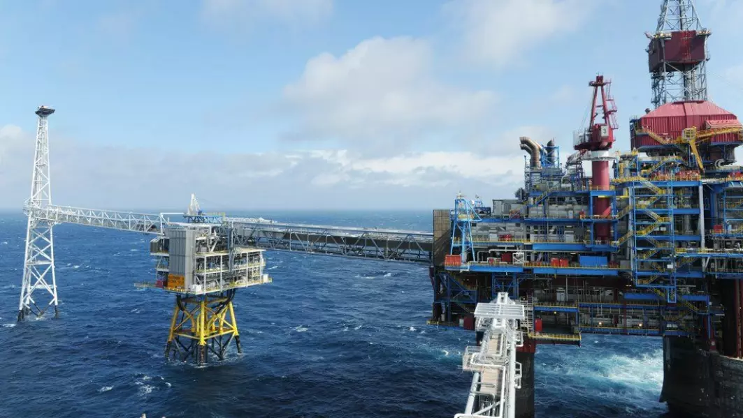 The Sleipner field, where Equinor has been injecting CO2 into a subsea formation for more than 20 years.