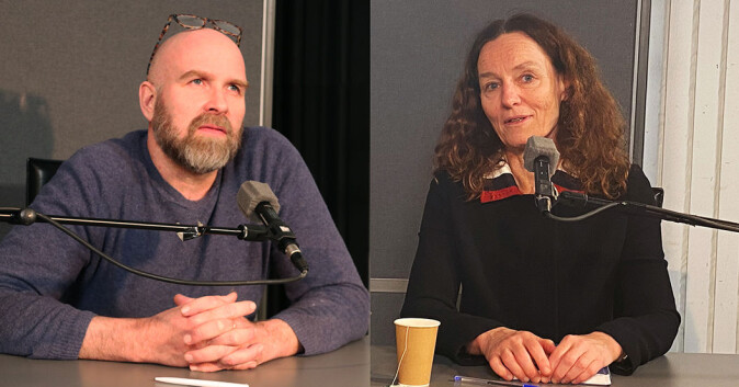 Helge Jordheim og Camilla Stoltenberg er gjester i en ny episode av podkasten Universitetsplassen. Helge Jordheim og Camilla Stoltenberg er gjester i en ny episode av podkasten Universitetsplassen.