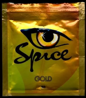 Spice: røykbare urteprodukter tilsatt syntetiske cannabinoider. (Foto: Sirus/Kripos)
