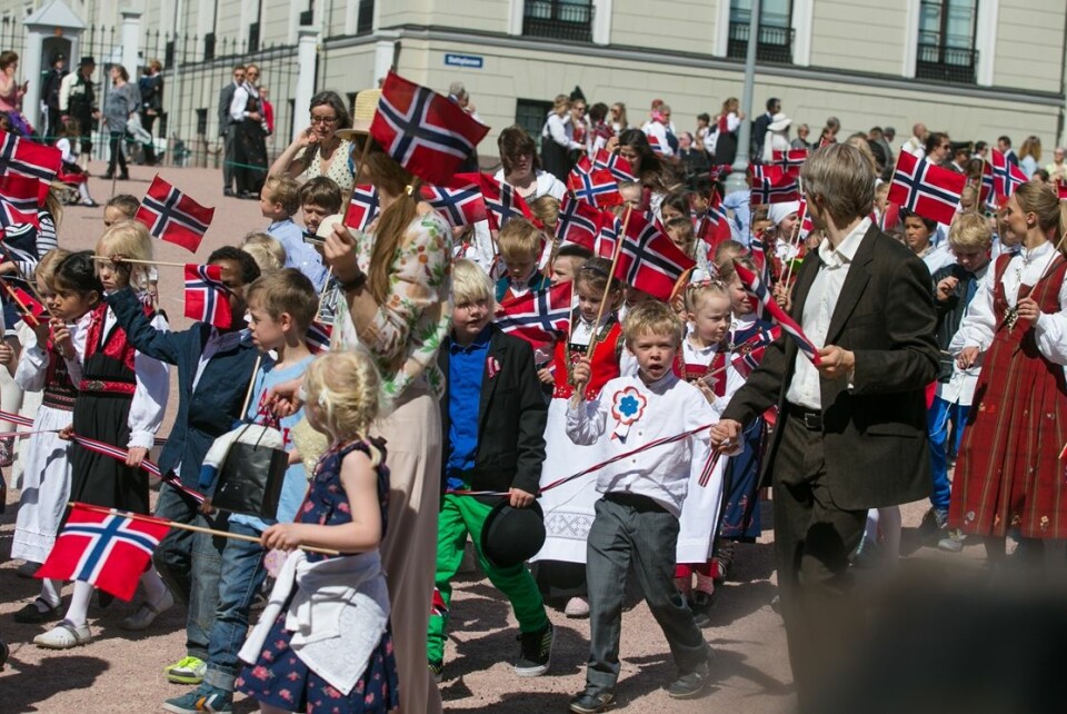 Barnetoget i Oslo 17. mai blir nå forsket på som del av grunnlovsjubileet i 2014. (Foto: Audun Braastad/NTB Scanpix)