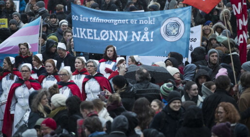 Lønnsgapet øker mellom kvinner og menn Lønnsgapet øker mellom kvinner og menn