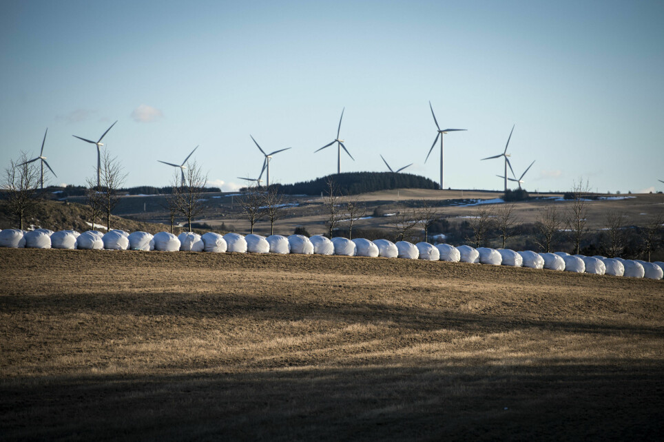 : Large-scale energy installations have been exempted from municipal spatial planning requirements since 2009. As a result, local municipalities have limited possibilities to influence windpower development and planning in their own areas. This photo is from Jæren in southwestern Norway.