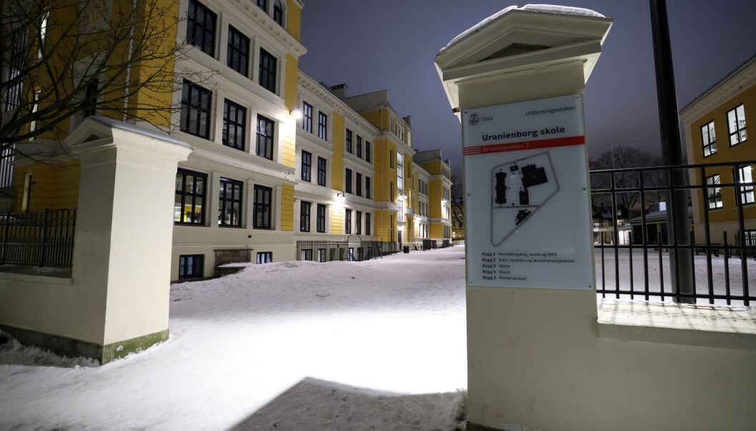 Uranienborg ungdomsskole i Oslo er en av mange som er stengt etter byrådets siste innstramminger. Uranienborg ungdomsskole i Oslo er en av mange som er stengt etter byrådets siste innstramminger.