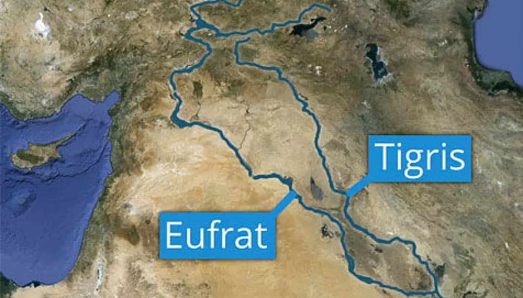 Grunnvannet i Midtøsten forsvinner