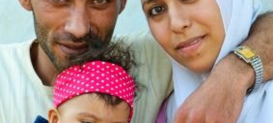 Syrisk familie. Arabiske kvinner har lav arbeidsdeltakelse, og kvinnen er derfor sterkt avhengig av ektemannen eller mannlige slektninger. (Illustrasjonsfoto: iStockphoto)