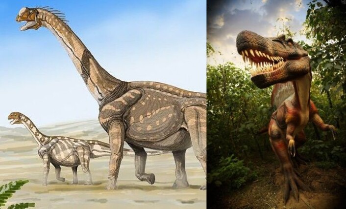 Dinosaurer vises gjerne enten i ødeslettelandskaper, eller i enormt tette og frodige skoger. De fleste dinoer levde imidlertid sannsynligvis i langt mer hverdagslige omgivelser. (Foto: (Bilde: Dmitry Bogdanov/Wikimedia Commons/Istockphoto)) Dinosaurer vises gjerne enten i ødeslettelandskaper, eller i enormt tette og frodige skoger. De fleste dinoer levde imidlertid sannsynligvis i langt mer hverdagslige omgivelser. (Foto: (Bilde: Dmitry Bogdanov/Wikimedia Commons/Istockphoto))