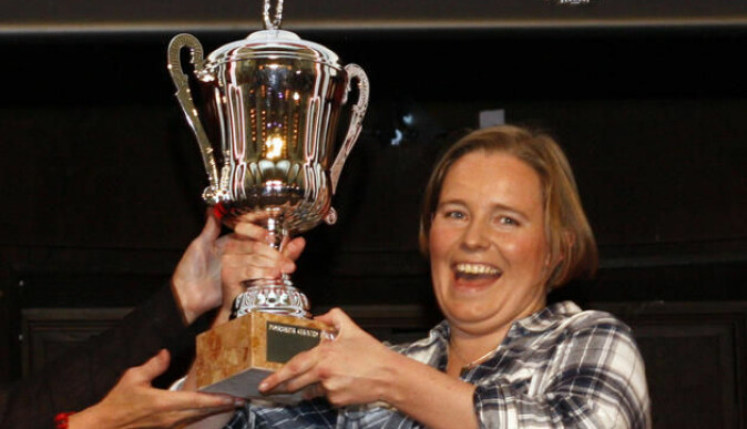 Stipendiat Ann-Kristin Molde vant pokalen.