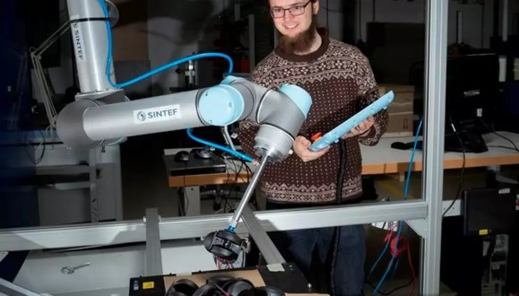 Robot plukker stolhjul kjapt som blåbær