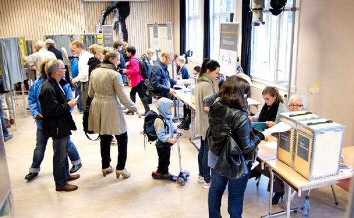 Venstresiden har fortsatt et flertall av kvinnelige velgere. (Foto: Scanpix, Gorm Kallestad) Venstresiden har fortsatt et flertall av kvinnelige velgere. (Foto: Scanpix, Gorm Kallestad)