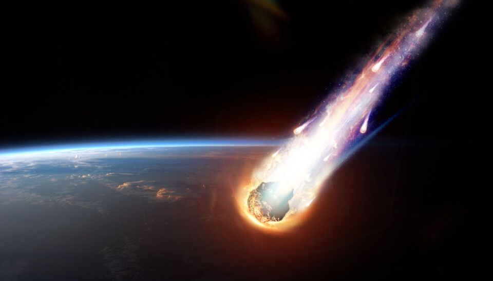 Var det en asteroide som startet den helt spesielle prosessen som i vårt solsystem, antakelig bare finnes på planeten jorda??