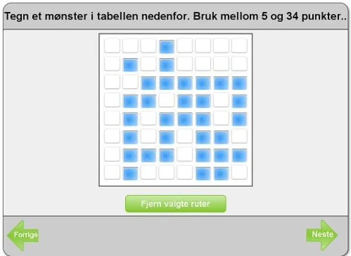 Mønster kan brukes istedenfor passord. (Foto: (Bilde: NR)) Mønster kan brukes istedenfor passord. (Foto: (Bilde: NR))