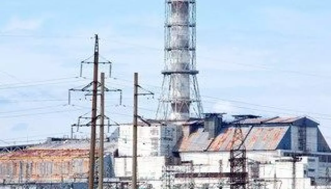 Forsegler Tsjernobyl-kraftverk med giganthall