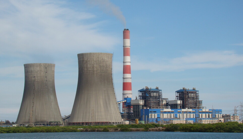 Kullkraftverk i Tuticorin, India.