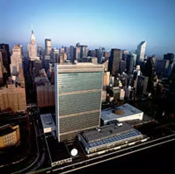 FN-bygningen i New York: Norge har fått et mer pragmatiske forhold til FN. (Foto: FN)
