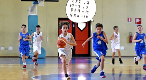 Matematikk kombinert med basketball øker lysten til å lære