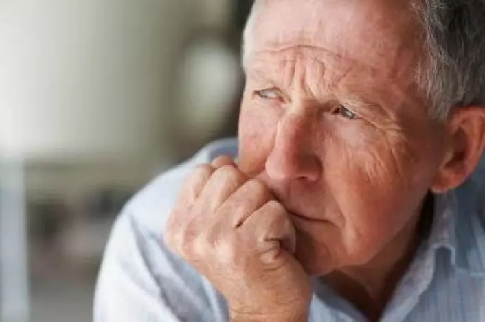 Depresjon blandt eldre menn er utbredt. (Illustrasjonsfoto: iStockphoto)