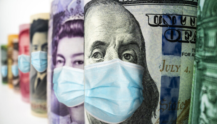 USA og Japan later til å komme klart bedre gjennom pandemien økonomisk enn Storbritannia og Spania. USA og Japan later til å komme klart bedre gjennom pandemien økonomisk enn Storbritannia og Spania.