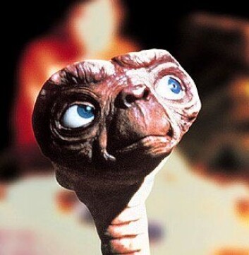 "E.T. fra Universals film E.T. The Extra-Terrestrial (1982)." "E.T. fra Universals film E.T. The Extra-Terrestrial (1982)."
