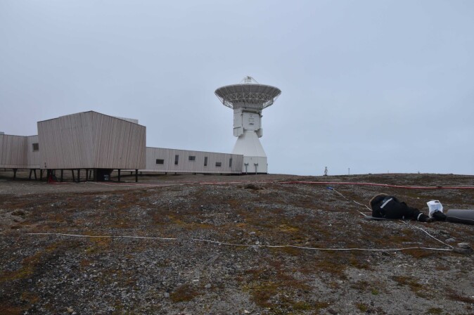 Anleggsområdet ble inngjerdet for å unngå at arealet utenfor ble berørt av utbyggingen. Anleggsområdet ble inngjerdet for å unngå at arealet utenfor ble berørt av utbyggingen.
