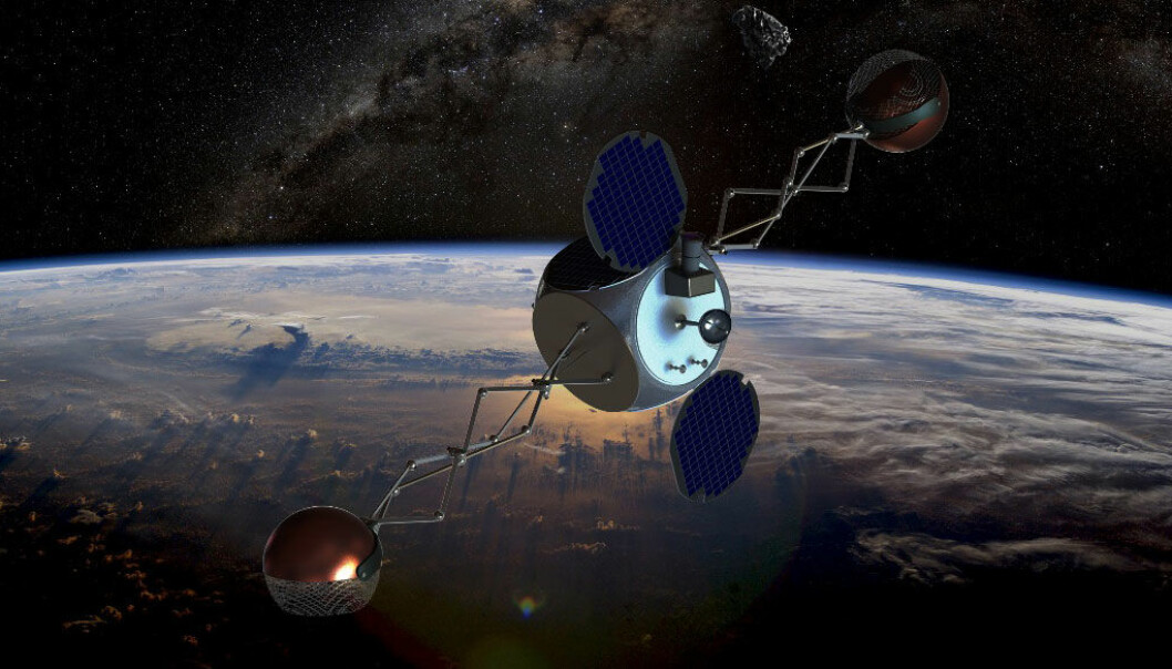 Vil rydde verdensrommet med satellittslynge