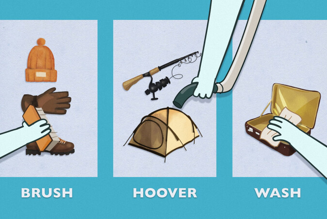 The main message for travelers to Arctic regions is that they should brush, hoover and wash clothes, shoes, luggage and equipment before they start their journey. The main message for travelers to Arctic regions is that they should brush, hoover and wash clothes, shoes, luggage and equipment before they start their journey.