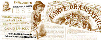 Det var mannen med hatt, Enrico Polese Santarnecchi, som oversatte Ibsen fra tysk og fransk til italiensk, i samarbeid med en belgisk professor, Paolo Rindler. (Illustrasjon: Annica Thomsson) Det var mannen med hatt, Enrico Polese Santarnecchi, som oversatte Ibsen fra tysk og fransk til italiensk, i samarbeid med en belgisk professor, Paolo Rindler. (Illustrasjon: Annica Thomsson)