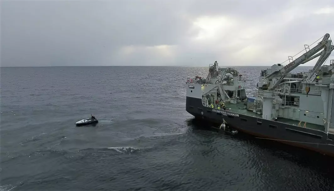 Testing av nytt autonomt fartøy i Barentshavet