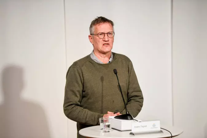 Anders Tegnell som er fagdirektør for Folkehelsemyndighetene i Sverige, har frontet koronapandemien og tiltakene på pressekonferanser.