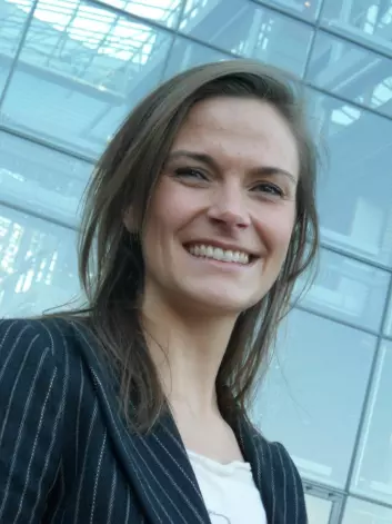 Karoline M. H. Kopperud har tatt doktorgrad ved BI om arbeidsglede på jobben (Foto: Audun Farbrot).