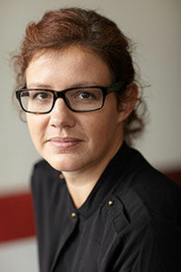 Stipendiat Marthe Hommerstad ved Institutt for arkeologi, konservering og historie. (Foto: Annica Thomsson)