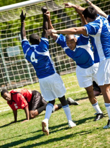 En gressplen blir først til en fotballbane når noen mennesker tenker den inn i en fotballstruktur. Først når det er to mål på plenen er det snakk om en fotballbane. En gressplen blir først til en fotballbane når noen mennesker tenker den inn i en fotballstruktur. Først når det er to mål på plenen er det snakk om en fotballbane.
