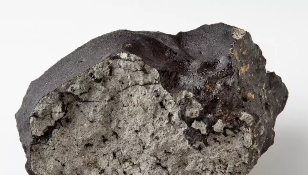 Meteoritt vitner om væske på Mars