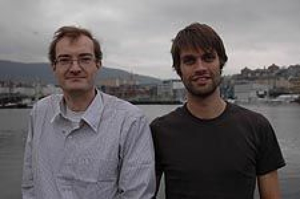 'Mikko Heino og Christian Jørgensen er med i en forskningsgruppe ved Institutt for biologi, som arbeider med å utvikle nye modeller for fiskeevolusjon.'
