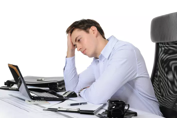 Folk som opplever stress på jobben bruker mindre tid på trening. (Illustrasjonsfoto: Colourbox)
