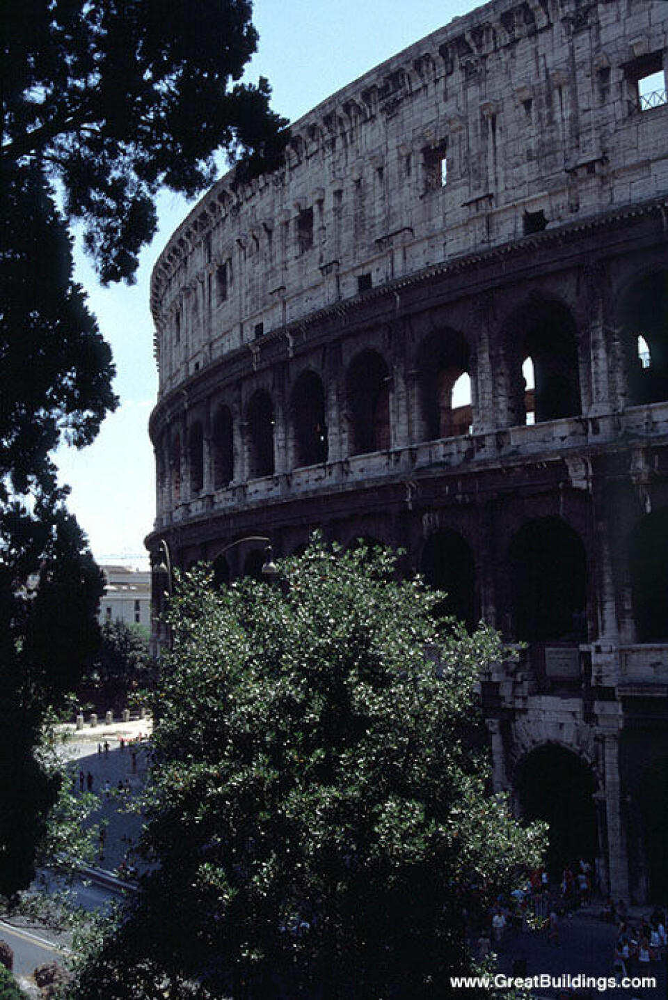 'Colosseum i Roma er den mest berømte av gladiatorenes arenaer.'