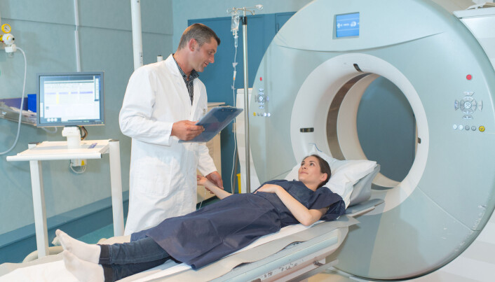 En fMRI-maskin måler aktiviteten i hjernen. Deltakerne i studien ble lagt i en maskin som lignet på denne. En fMRI-maskin måler aktiviteten i hjernen. Deltakerne i studien ble lagt i en maskin som lignet på denne.