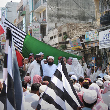 Islamister som demonstrerer mot myndighetene i 2007. (Foto: David Hansen) Islamister som demonstrerer mot myndighetene i 2007. (Foto: David Hansen)