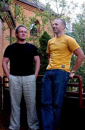 "Arnstein Mykletun og Simon Øverland ved HEMIL-senteret er blant forskerne som har analysert data fra Helseundersøkelsen i Hordaland (HUSK) og Rikstrygdeverket. (Arkivfoto: Silje Gripsrud)" "Arnstein Mykletun og Simon Øverland ved HEMIL-senteret er blant forskerne som har analysert data fra Helseundersøkelsen i Hordaland (HUSK) og Rikstrygdeverket. (Arkivfoto: Silje Gripsrud)"