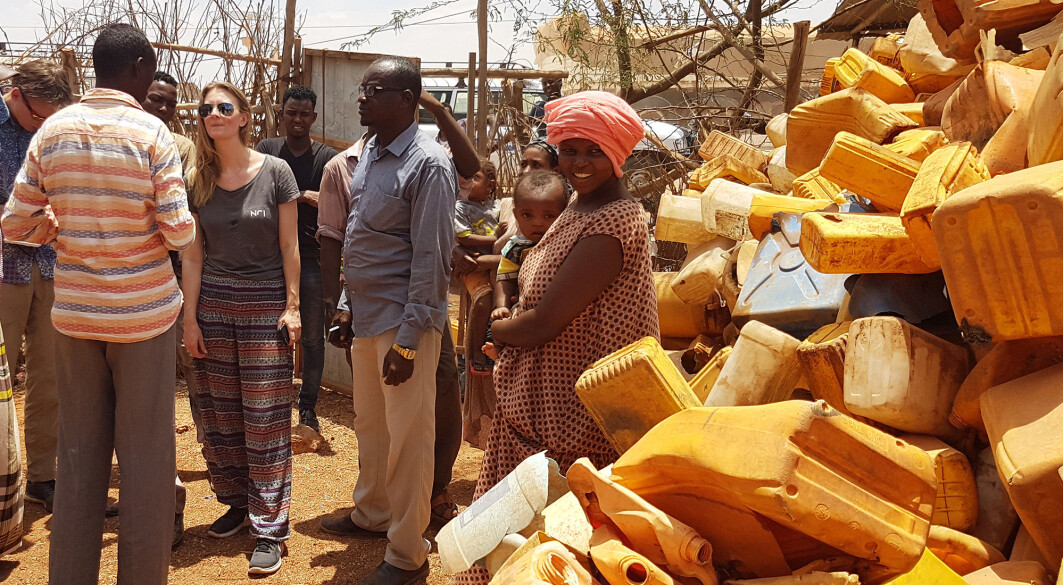 “Instead of purchasing a ready-made facility, we are working on solutions that both the refugees and the local population can set up and operate themselves,” says project manager Cathrine Eckbo. “Instead of purchasing a ready-made facility, we are working on solutions that both the refugees and the local population can set up and operate themselves,” says project manager Cathrine Eckbo.