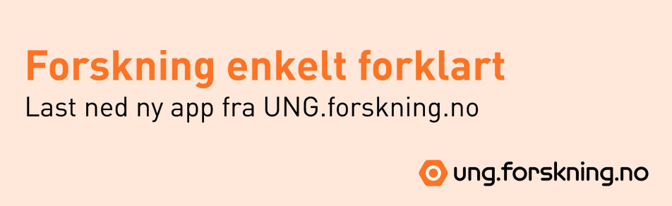 Last ned de nye appene fra ung.forskning.no og forskning.no