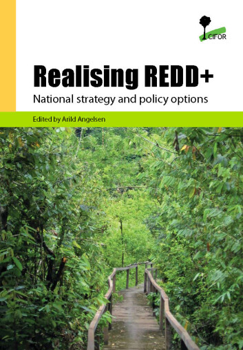 Illustrasjon forside av boka ”Realising REDD ” . Illustrasjon forside av boka ”Realising REDD ” .