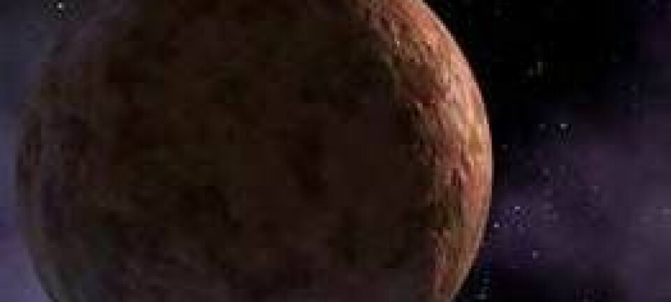 Sedna går i en litt utypisk bane mellom Kuiper-beltet og Oort-skyen. Kan den være påvirket av tyngdekraften til en annen planet? (Illustrasjon: NASA)