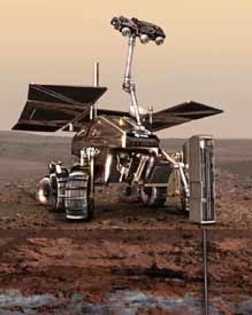 "ESAs ExoMars. (Illustrasjon: ESA) "ESAs ExoMars. (Illustrasjon: ESA)