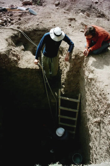 Fra utgravningene av Huajje i Peru. (Foto: Carol A. Schultze) Fra utgravningene av Huajje i Peru. (Foto: Carol A. Schultze)