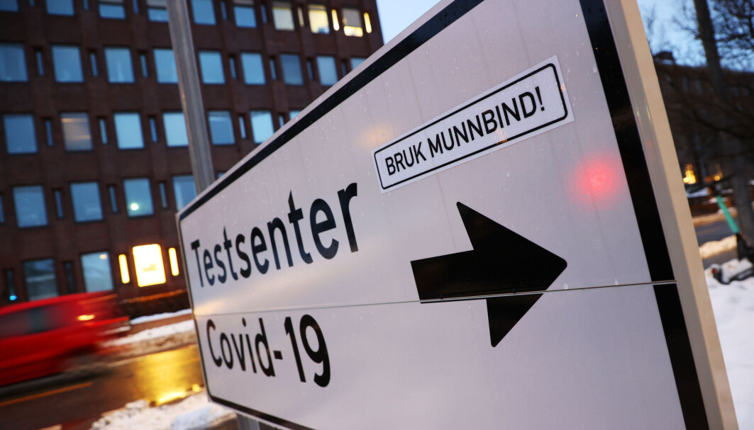 Teststasjonen på Adamstuen i Oslo. Teststasjonen på Adamstuen i Oslo.