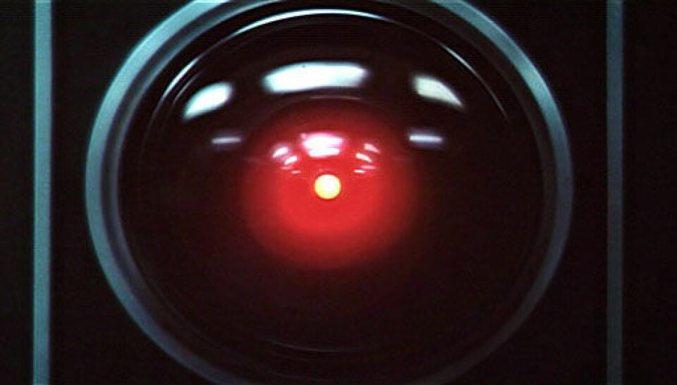 'Øyet til HAL 9000 fra filmen 2001: A Space Odyssey. (Foto: Turner Entertainment, Time Warner Company)'
