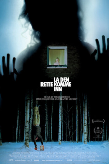 Plakat for den svenske filmen "La den rette komme inn". (Foto: Sandrew Metronome AS) Plakat for den svenske filmen "La den rette komme inn". (Foto: Sandrew Metronome AS)