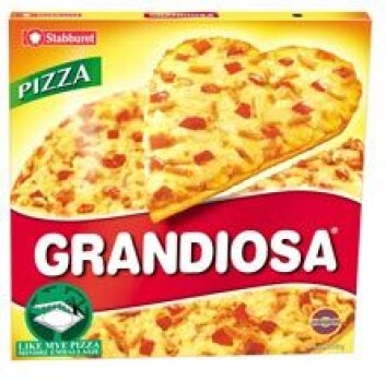 "Vi har ofte en unnskyldning på lur når vi serverer Grandiosa." "Vi har ofte en unnskyldning på lur når vi serverer Grandiosa."