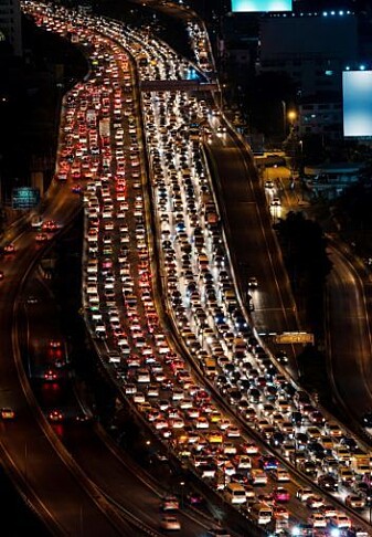 The transport sector accounts for the highest share of energy consumption. This photo from Bangkok. The transport sector accounts for the highest share of energy consumption. This photo from Bangkok.